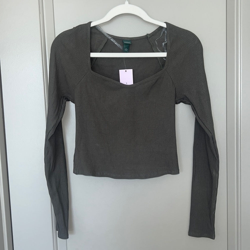 Wild Fable Long sleeve green shirt - Small
